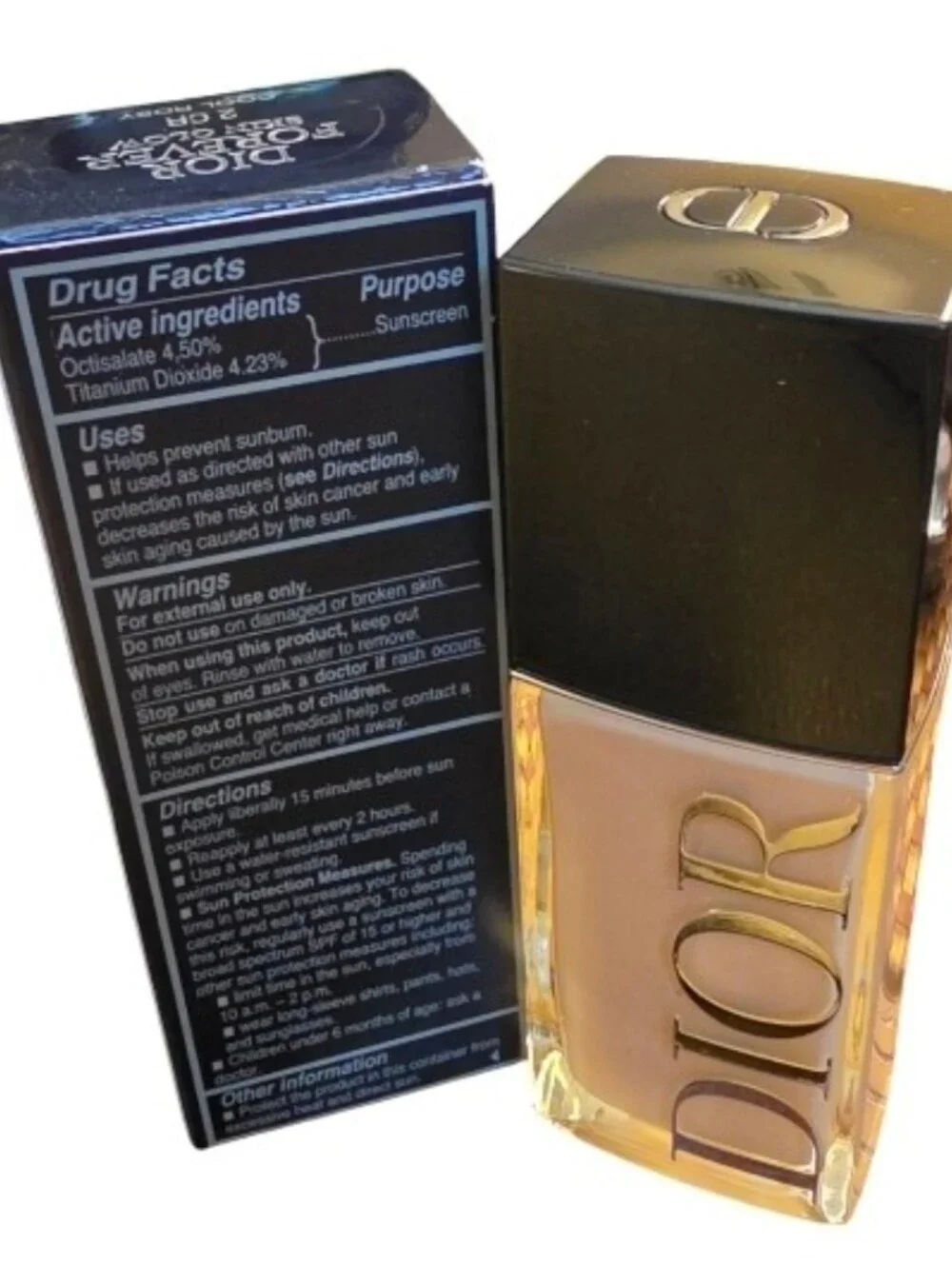 Dior Forever Skin Glow Foundation - 24h Wear - 2CR Cool Rosy New